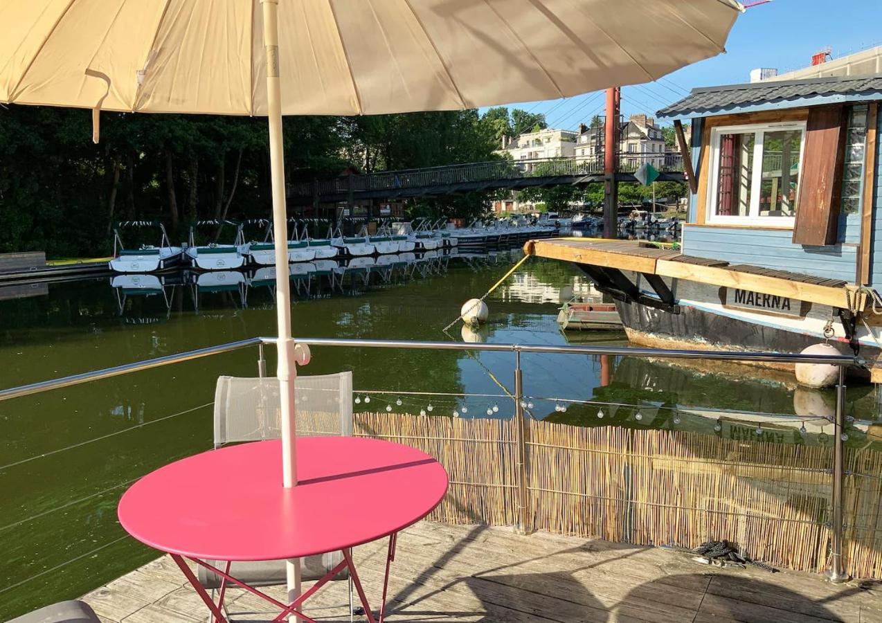 Bateau Appartement Sur L'Erdre Au Coeur De Nantes Bagian luar foto